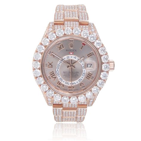 rolex full vvs rose|rolex diamond watches.